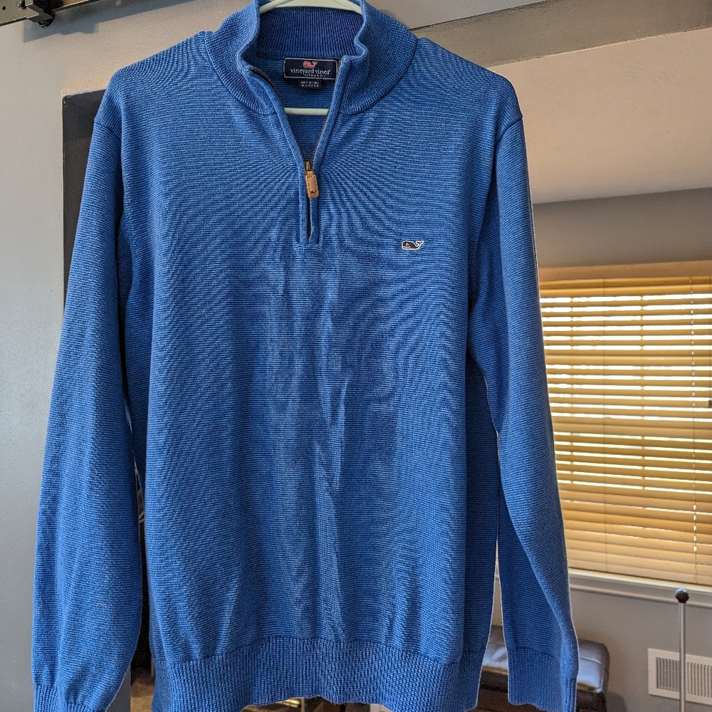 Vineyard Vines 1/4 Zip Sweater Large EUC